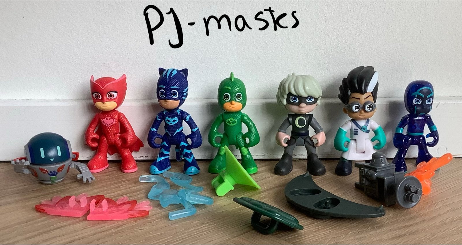 PJ Masks Figuren Set - Pyjama Helden Disney+, Ophalen, Gebruikt
