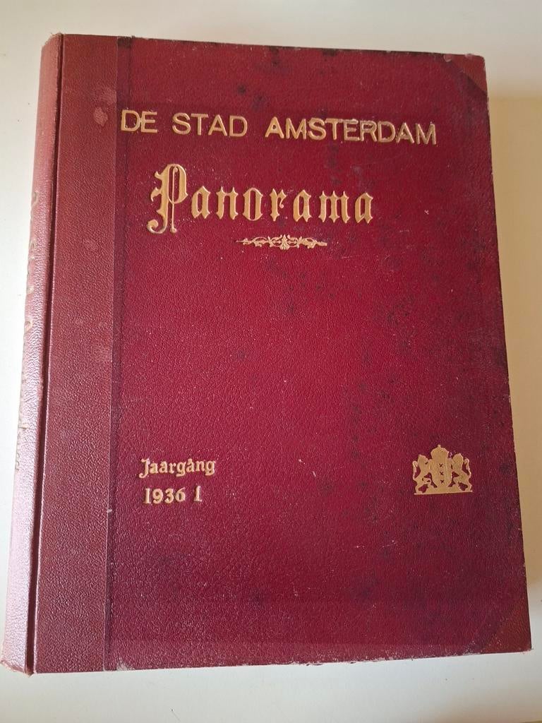 De Stad Amsterdam Panorama Jaargang 1936, Boeken, Verzenden, Gelezen, Overige typen