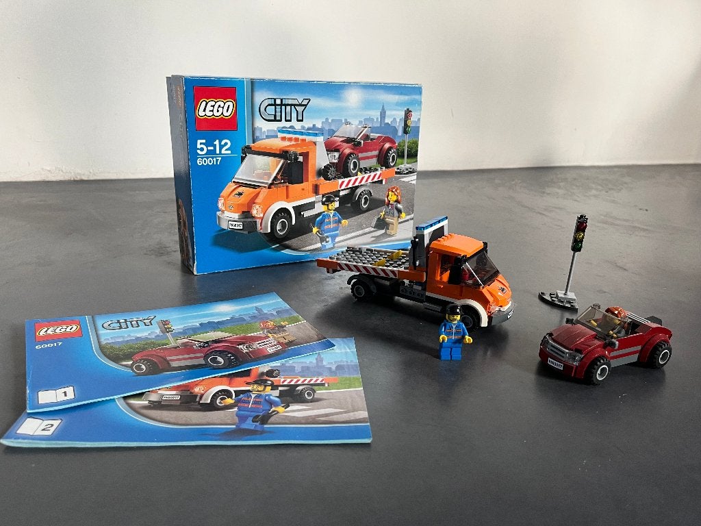Lego City Takelwagen 60017 - compleet met doos!, Inclusief instructies, City, Lego, Ophalen of Verzenden