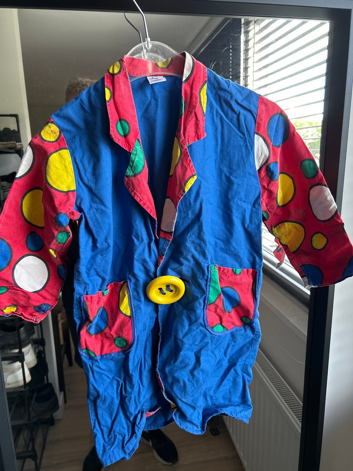 Maat 116 - Clownspak - Kleurrijk en Feestelijk, Carnaval, Ophalen of Verzenden, Kleding, Maat 34 (XS) of kleiner