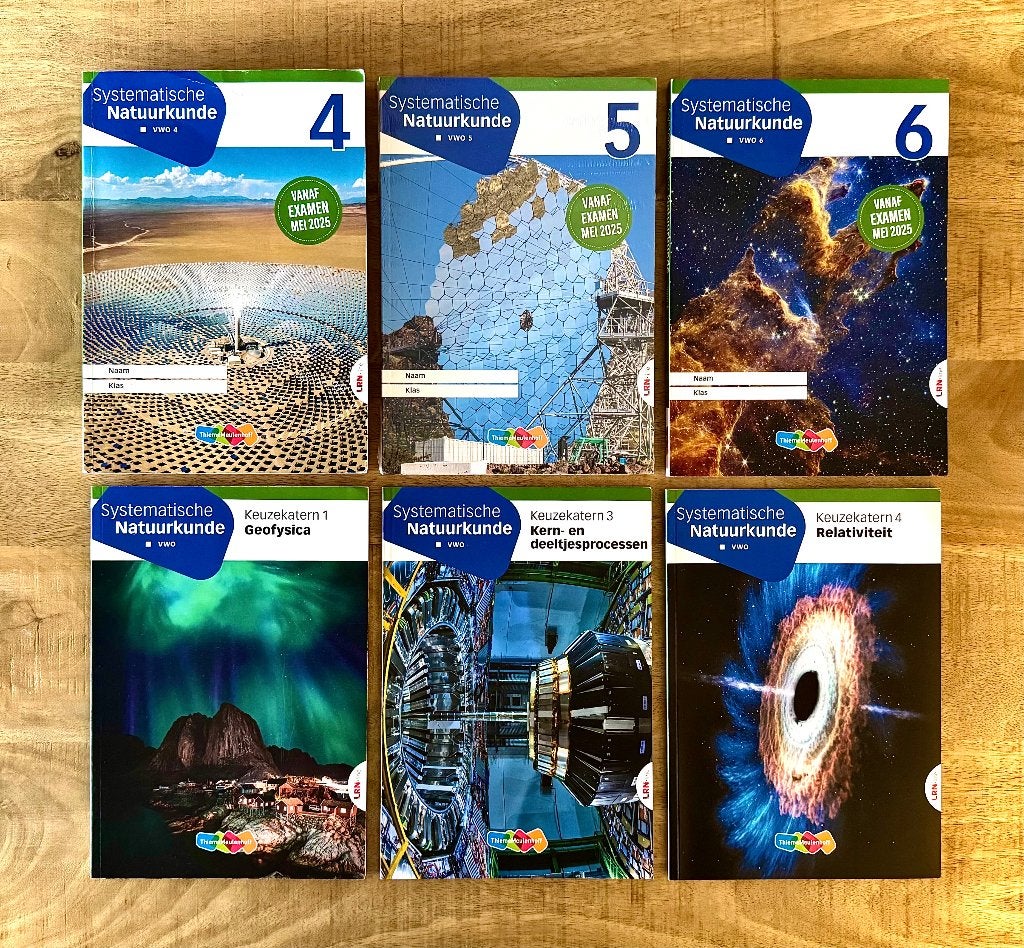 Systematische Natuurkunde VWO 4, 5, 6 Leerboeken + Katernen, VWO, Natuurkunde, ThiemeMeulenhoff, Ophalen of Verzenden