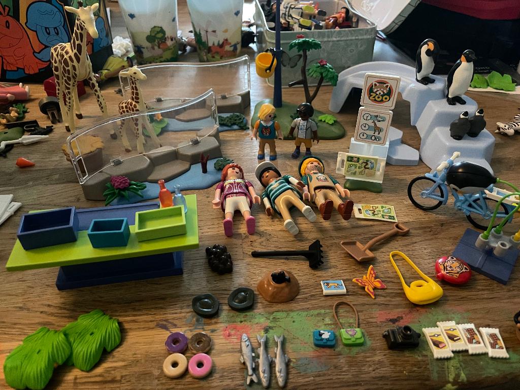 Playmobil dierentuin 70341, Ophalen, Gebruikt, Complete set, Overige typen