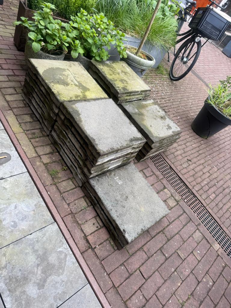 Tegels 50x50cm gratis ophalen - 65 stuks, Doe-het-zelf en Verbouw, Tegels, Ophalen, 40 tot 60 cm, Gebruikt, 40 tot 60 cm