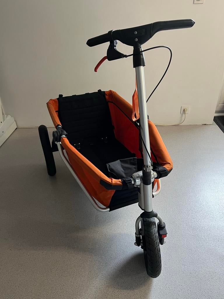 Coocarooc bolderkar–regenhoes–bolderwagen & zeepkist in één, Ophalen, Gebruikt, Opvouwbaar, 20 tot 40 kg