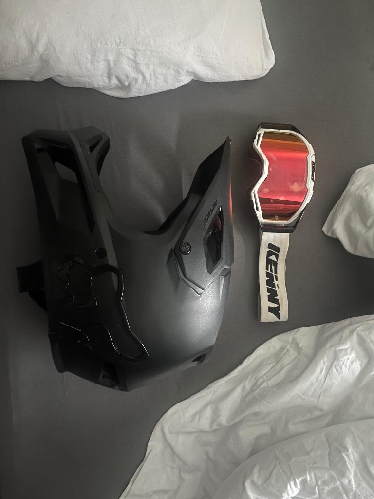 Fox Racing Rampage full-face MTB helm in matte zwart, Offroadhelm, XL, Kinderen, Nieuw zonder kaartje