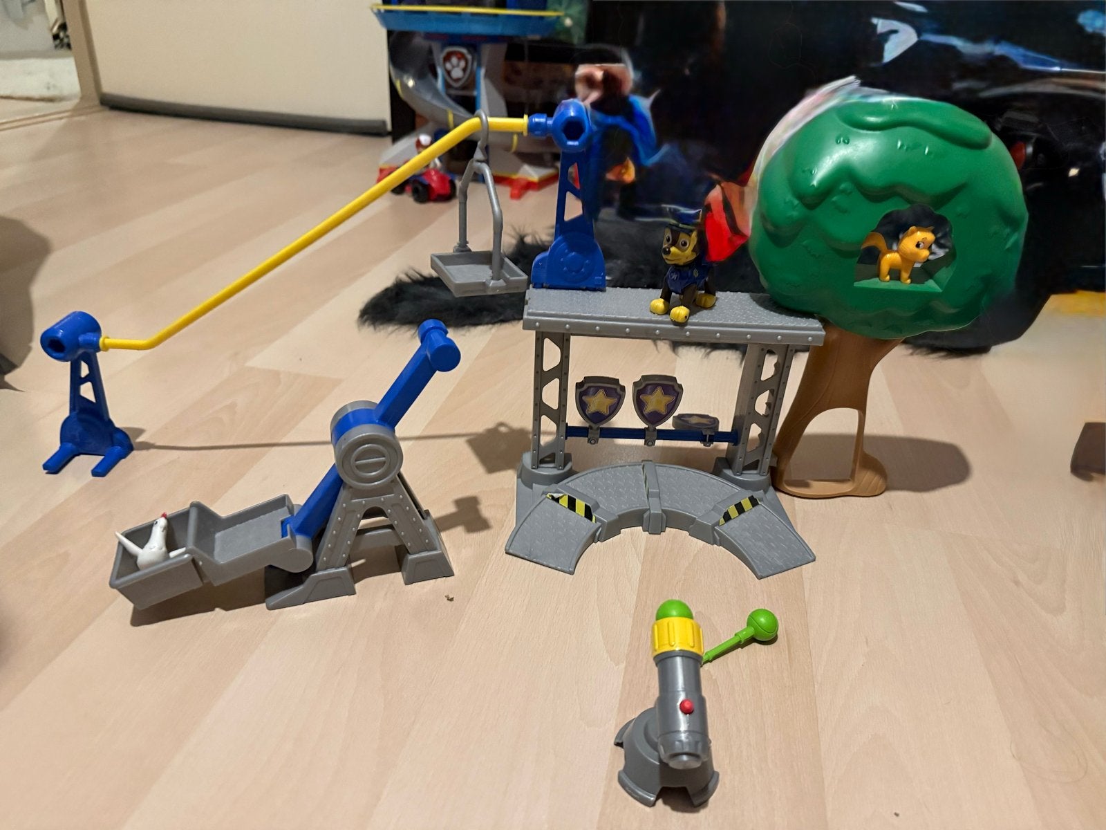 Paw Patrol Jungle Rescue Speelset met Chase en eekhoorn, Ophalen, Zo goed als nieuw, Jongen of Meisje