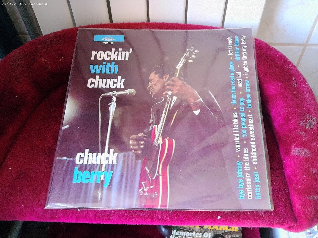 LP Chuck Berry - Rockin' with Chuck, LP, Ophalen of Verzenden, Zo goed als nieuw, 12 inch