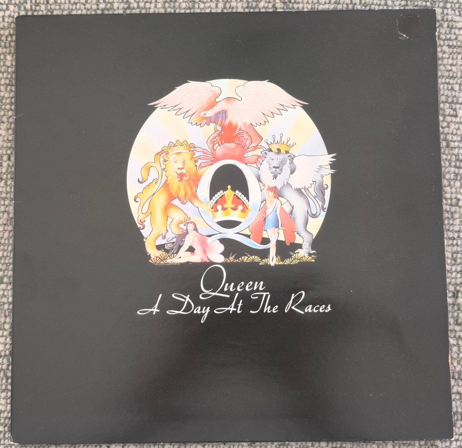 Queen - A Day At The Races LP (1976), LP, Rock, Gebruikt, Originele persing