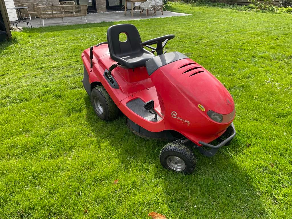 Concord zitmaaier T 11-75 - Gebruikt, Tuin en Terras, Zitmaaiers, Ophalen, Gebruikt, Opvangbak, 90 tot 120 cm