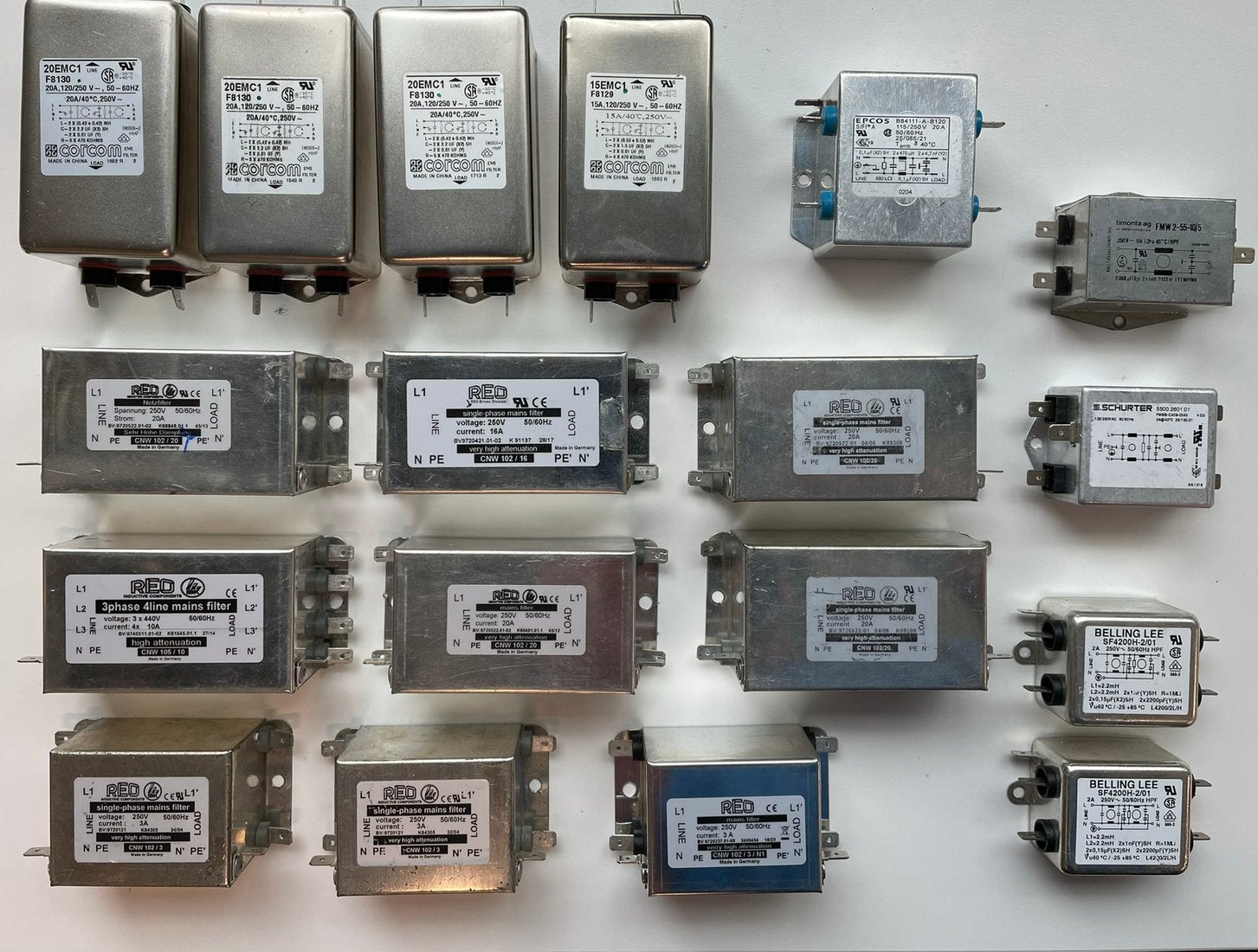 Diverse netfilter EMC ontstoringsfilter filter, Ophalen of Verzenden, Gebruikt
