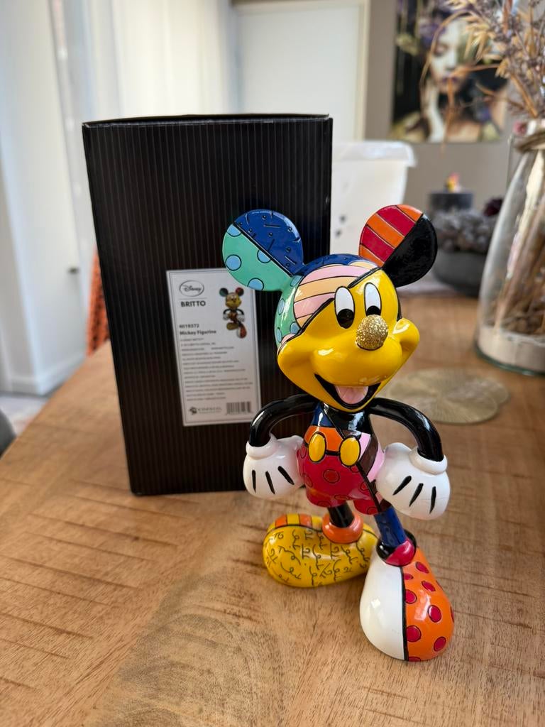 Disney britto mickey, Verzenden, Mickey Mouse, Zo goed als nieuw, Beeldje of Figuurtje