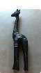 Houten Giraffe H 40 cm Br 12 cm, Ophalen of Verzenden, Hout, 20 - 50 cm