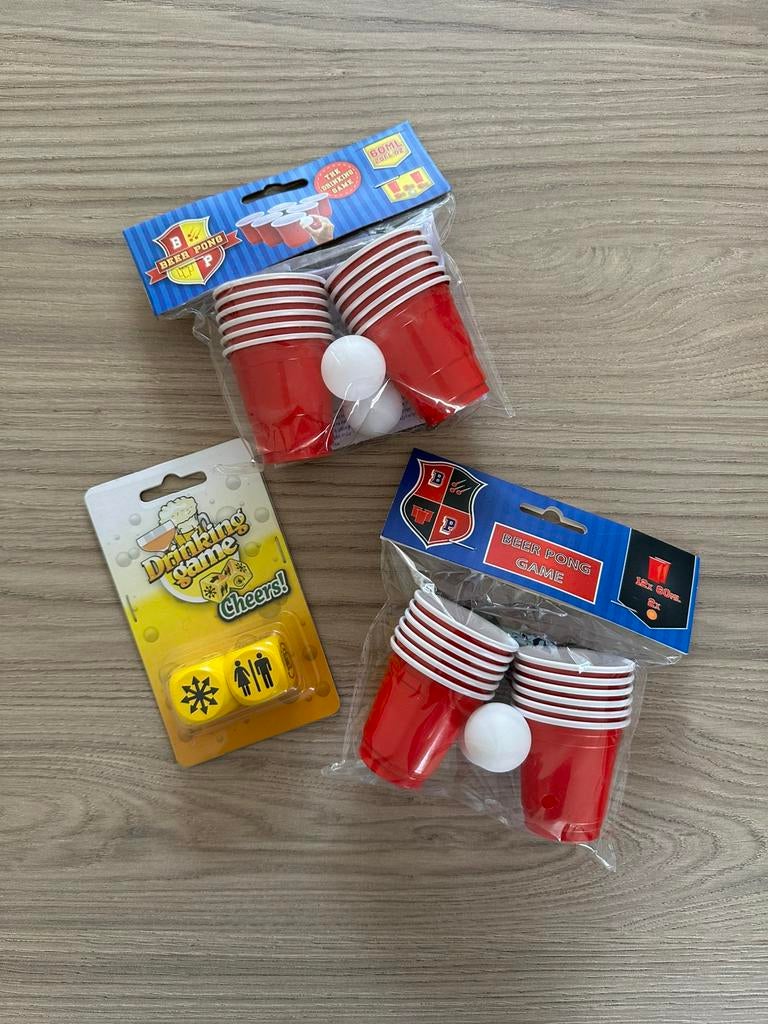 Beer pong game + Drinking game, Verzenden, Nieuw, Feestartikel