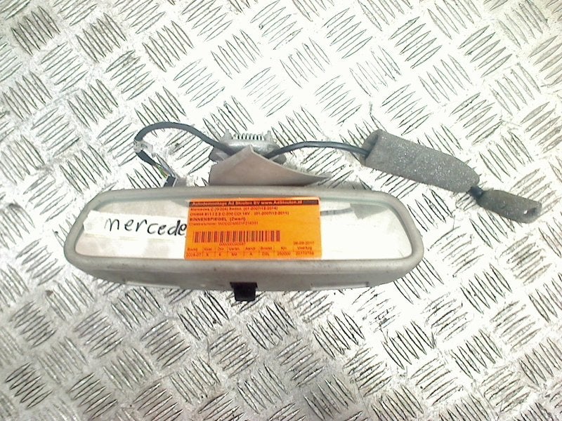 Binnenspiegel Mercedes-Benz C (W204) 2008 E1020872, Gebruikt, Mercedes-Benz AG, Mercedes-Benz, Mercedesstraße 120, Stuttgart 70372, , Duitsland