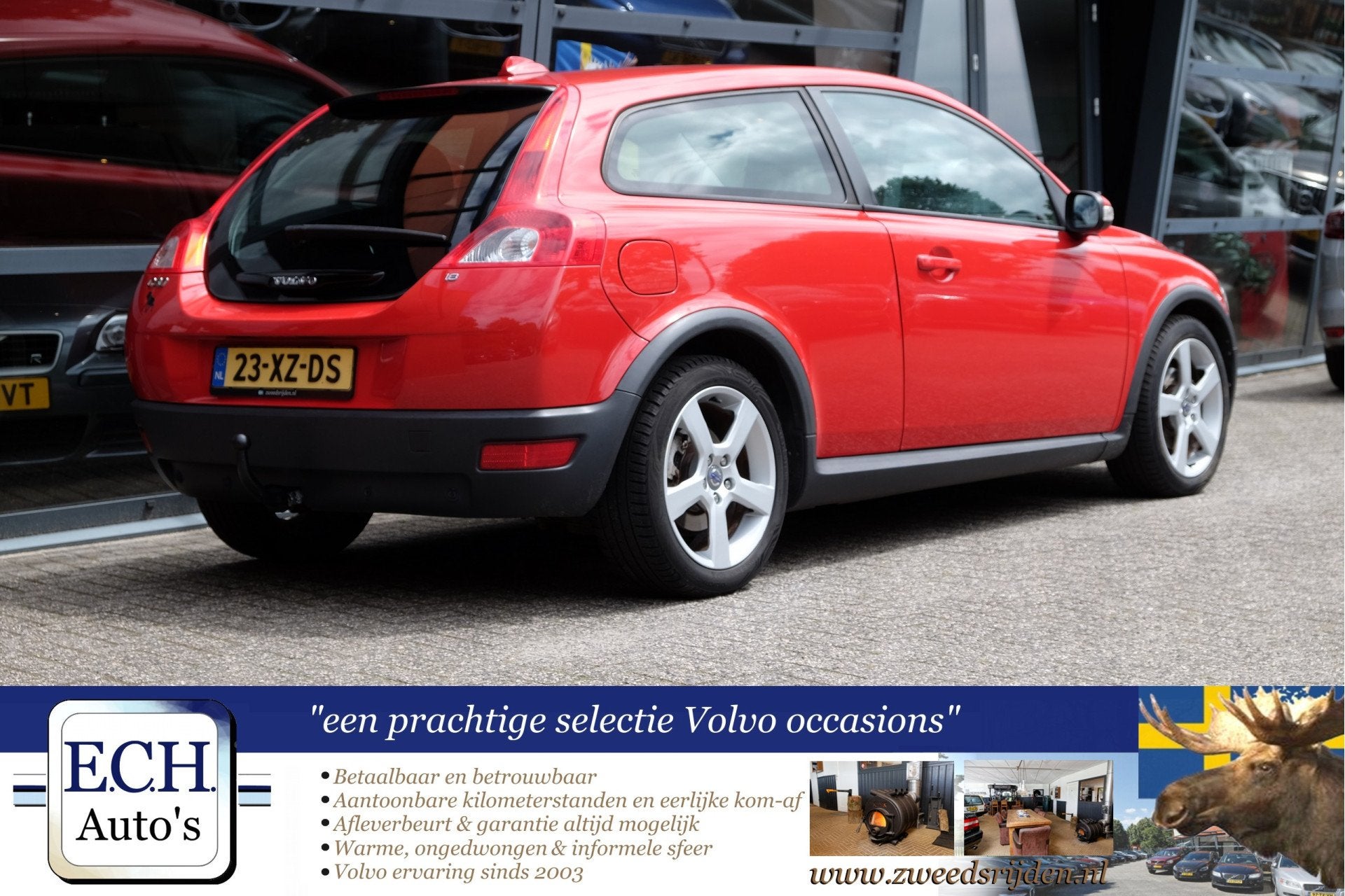 Volvo C30 1.8 Summum, Leer, Stoelverwarming, Trekhaak, Xenon, Auto's, Volvo, 125 pk, Gebruikt, 4 cilinders, Met garantie (alle)