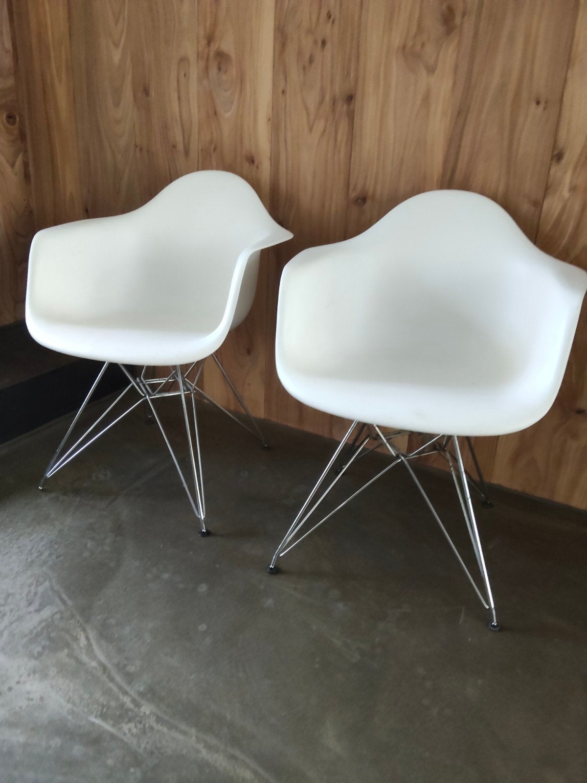 kuipstoel wit 2x, Huis en Inrichting, Ophalen, Wit, Twee