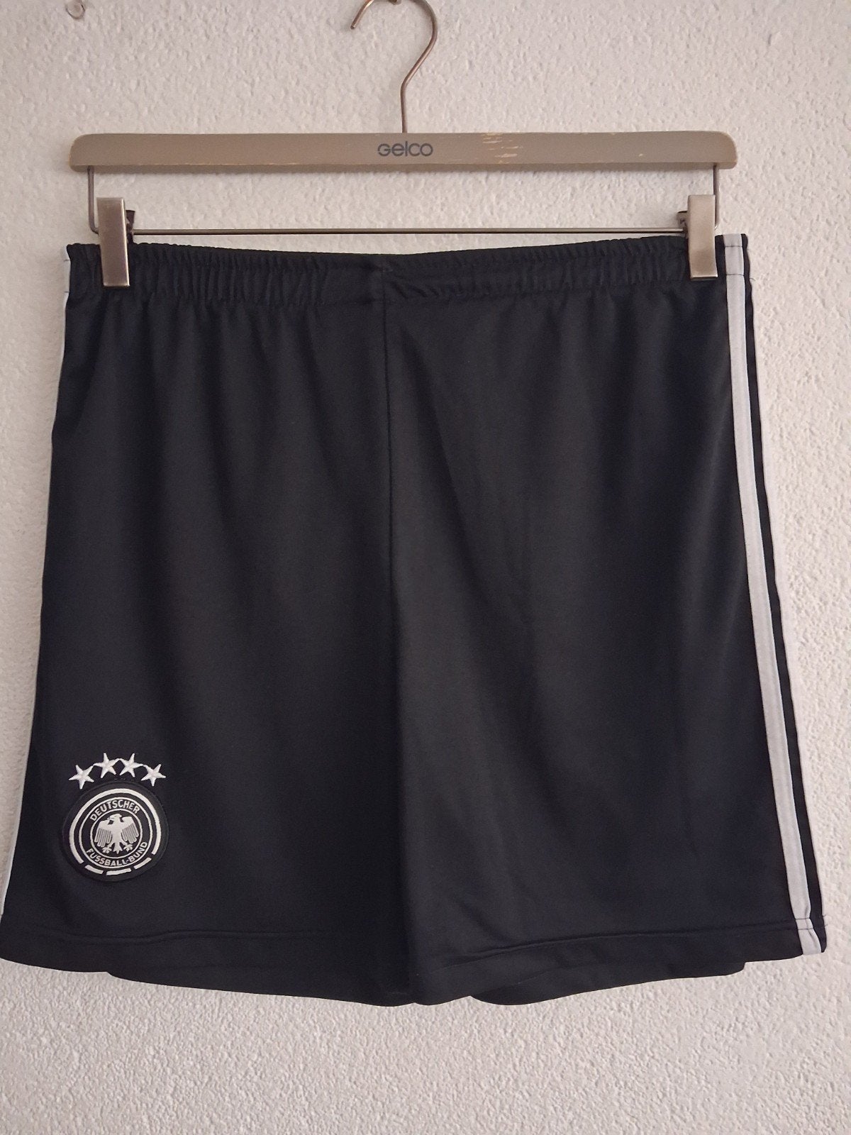 Adidas Duitsland Voetbalbroekje Zwart - Maat M, Maat 48/50 (M), Zwart, Ophalen of Verzenden, Zo goed als nieuw