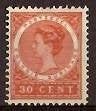 Suriname NVPH nr 54 ongebruikt Koningin Wilhelmina 1907, Ophalen of Verzenden, Postfris