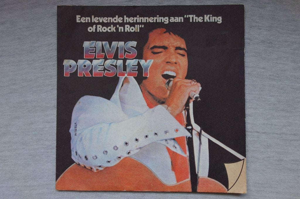 Elvis Presley single reclame, Ophalen of Verzenden, Zo goed als nieuw, 7 inch, Pop