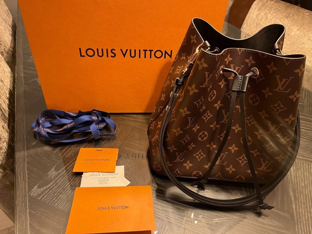 Originele Louis Vuitton NéoNoé MM schoudertas bruin, Ophalen of Verzenden, Nieuw, Bruin, Schoudertasje