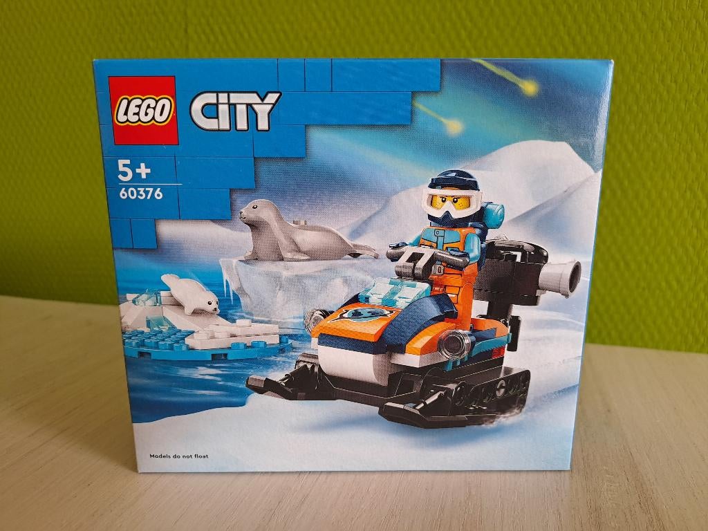 LEGO 60376 Sneeuwscooter voor poolonderzoek, Kinderen en Baby's, Speelgoed | Duplo en Lego, City, Lego, Nieuw, Ophalen of Verzenden
