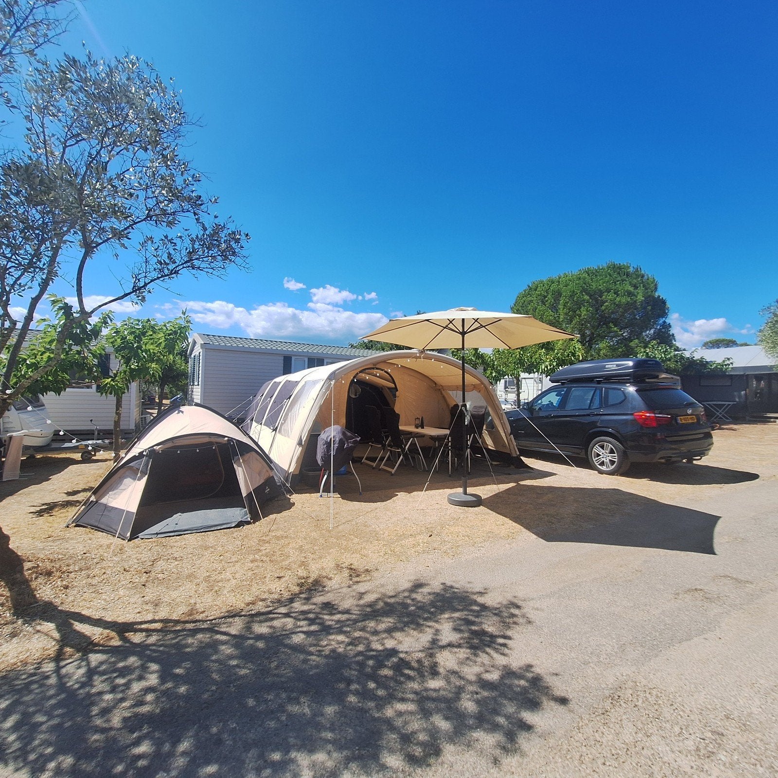 Obelink Miami 6 air tent - Zo goed als nieuw!, Ophalen of Verzenden, Zo goed als nieuw