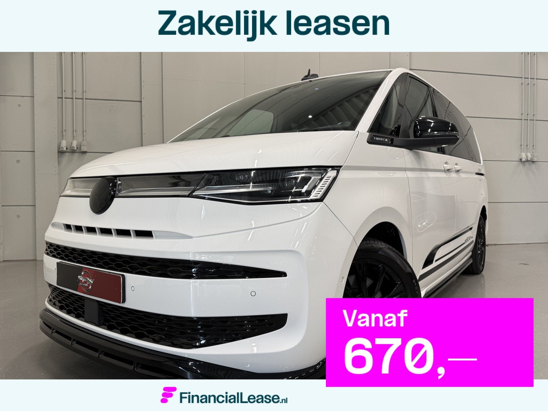 Volkswagen Multivan 1.4 eHybrid L2 EDITION PANO/BODYKIT/TREK, Dealer onderhouden, Stof, Gebruikt, Zwart