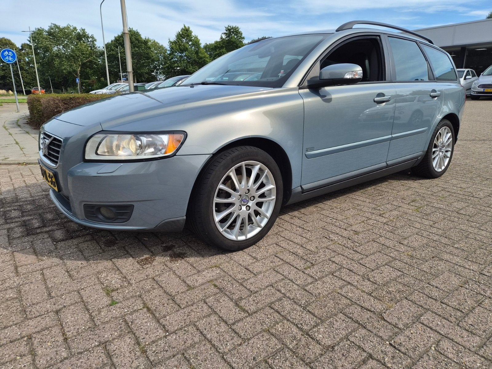 Volvo V50 2.0 2007 Blauw, Voorwielaandrijving, 4 cilinders, Blauw, Stationwagon