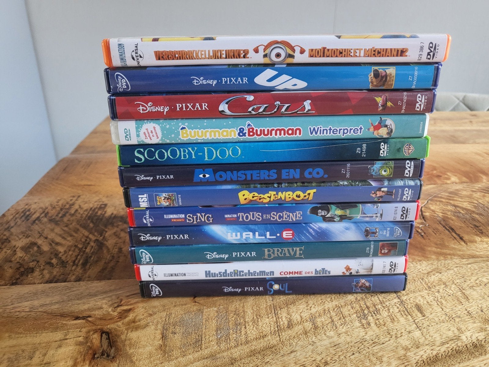 Grote collectie Disney Pixar en andere animatie DVD's, Gebruikt, Animatie, Verzamelbox, Alle leeftijden