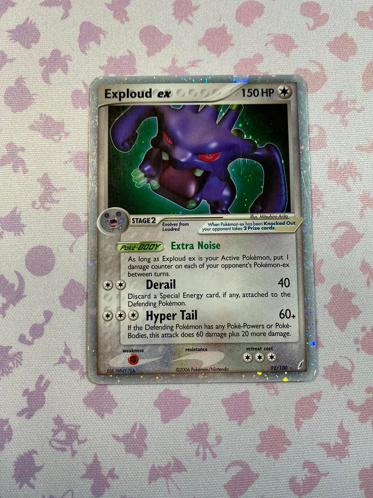 POKEMON EXPLOUD EX CG 92 LP, Ophalen of Verzenden, Zo goed als nieuw