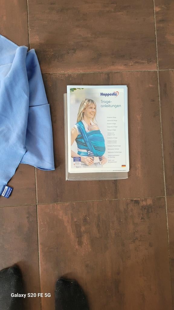 Hoppediz draagdoek met instructieboekje, Ophalen of Verzenden, Draagdoek, Overige merken