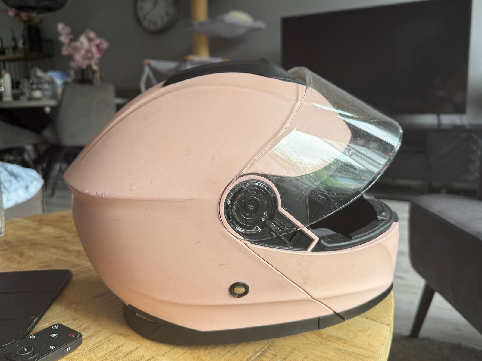 Roze Vinz systeemhelm - Maat M (57-58), Ophalen, Gebruikt, Medium