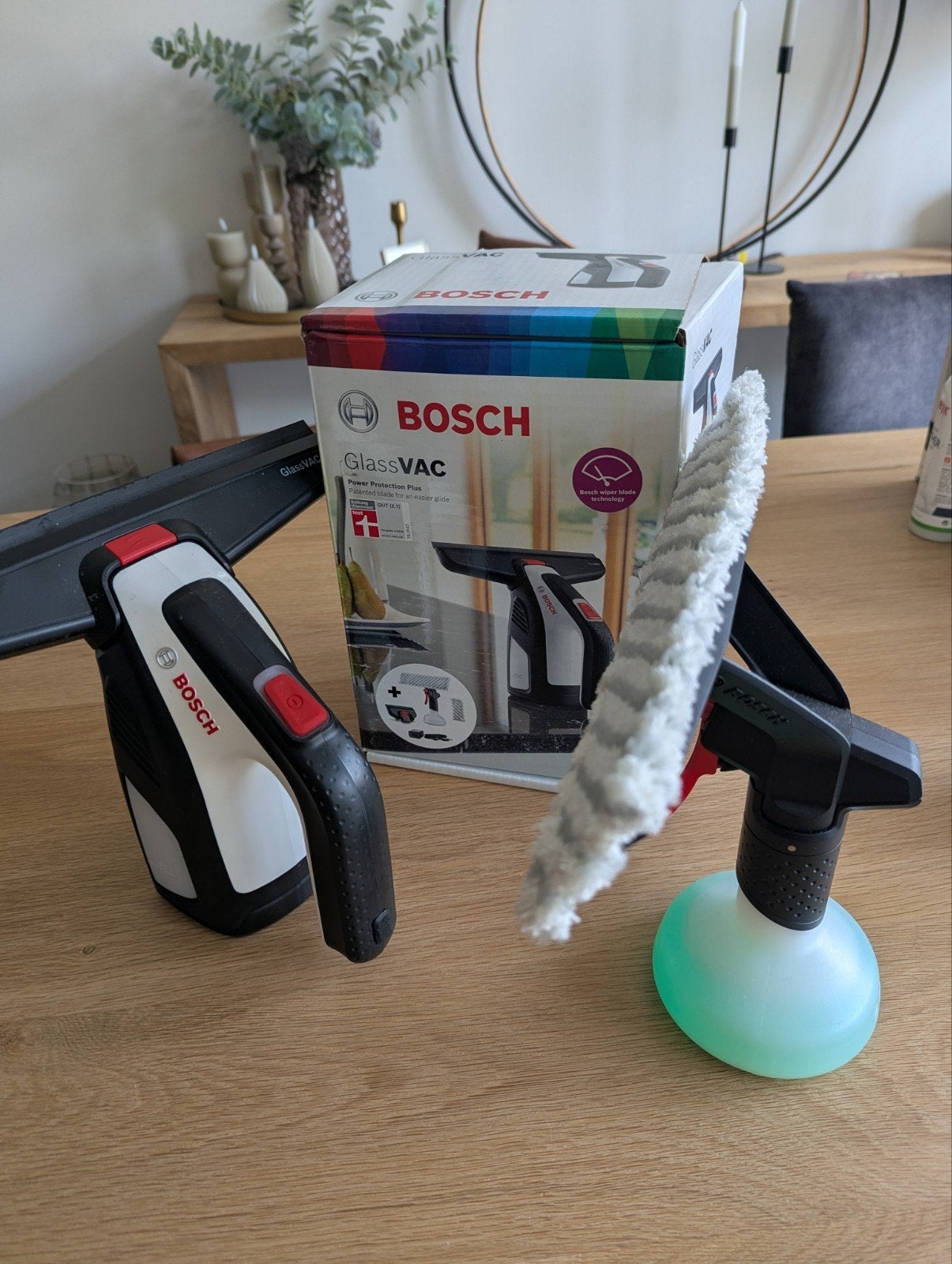 Bosch GlassVAC ruitenreiniger compleet in doos, Ophalen of Verzenden