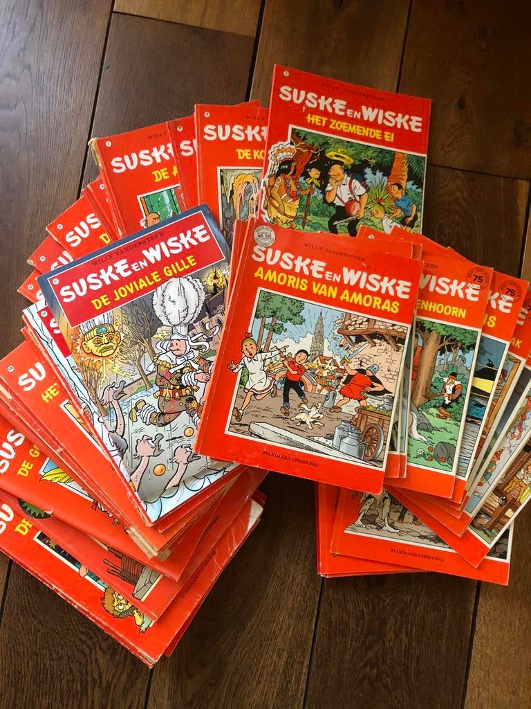 55 suskes en wiskes., Boeken, Meerdere stripboeken, Ophalen of Verzenden, Zo goed als nieuw