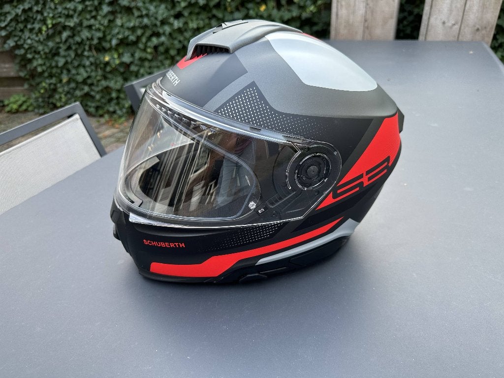 Schuberth S3 Daytona Zwart / Rood Integraalhelm - Maat L 59, Overige merken, Heren, Ophalen of Verzenden, Integraalhelm