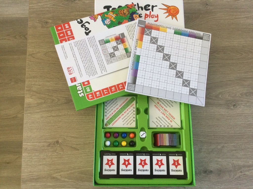 Together We Play - Ranking Me Ranking You bordspel, Een of twee spelers, Ophalen of Verzenden, Zo goed als nieuw, Together We Play