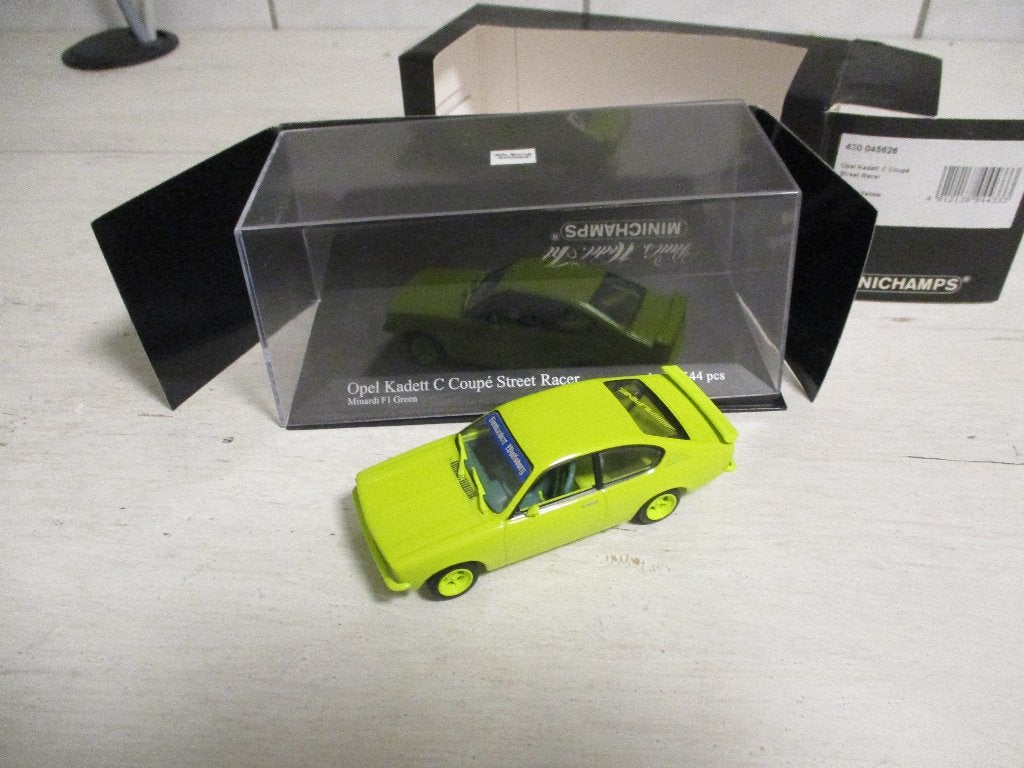 Minichamps Opel Kadett C Coupe Sreet racer Minardi Yellow, Ophalen of Verzenden, Nieuw, Auto, MiniChamps