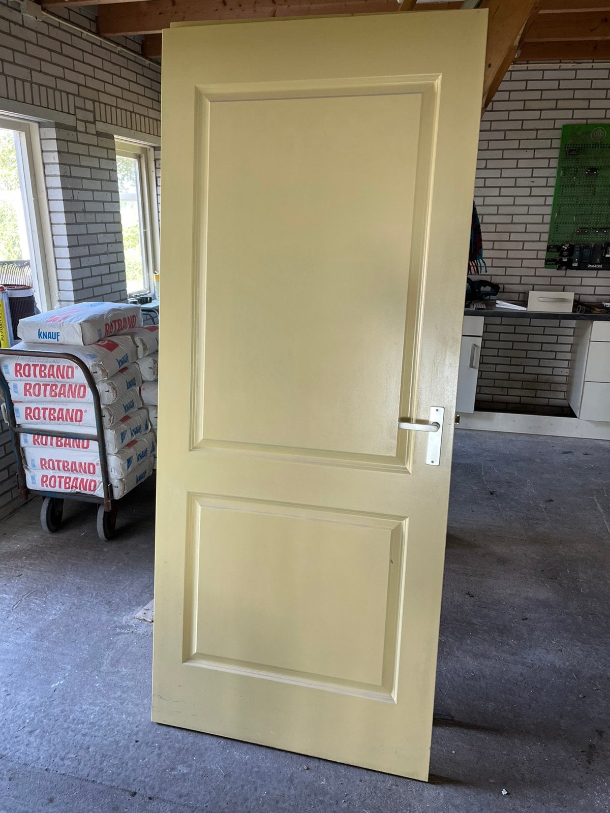 2 binnendeuren, Doe-het-zelf en Verbouw, Deuren en Horren, Ophalen, Gebruikt, 80 tot 100 cm, Binnendeur