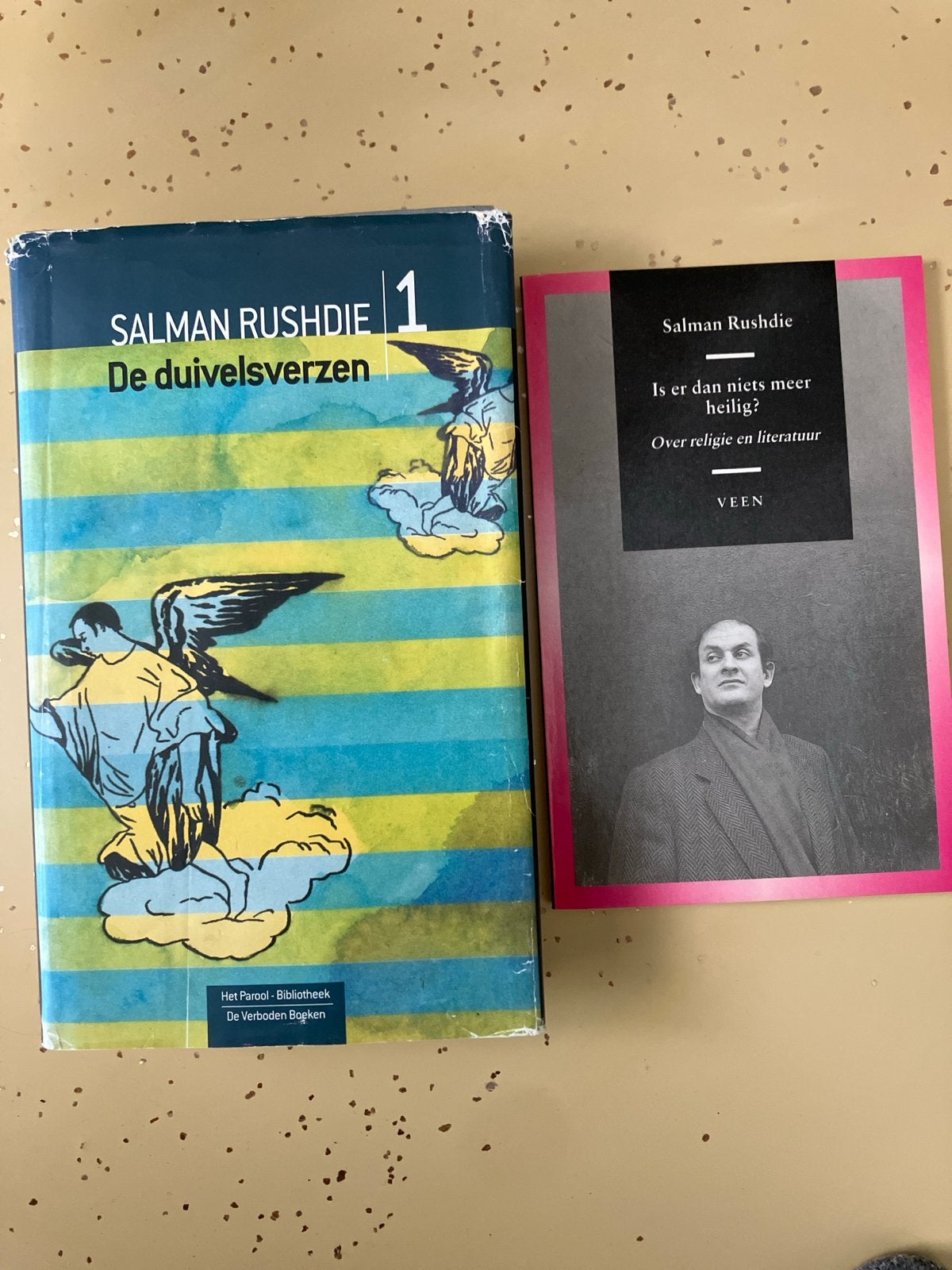 Salman Rushdie: De Duivelsverzen & Is er dan niets meer heil, Ophalen of Verzenden, Gelezen, Nederland