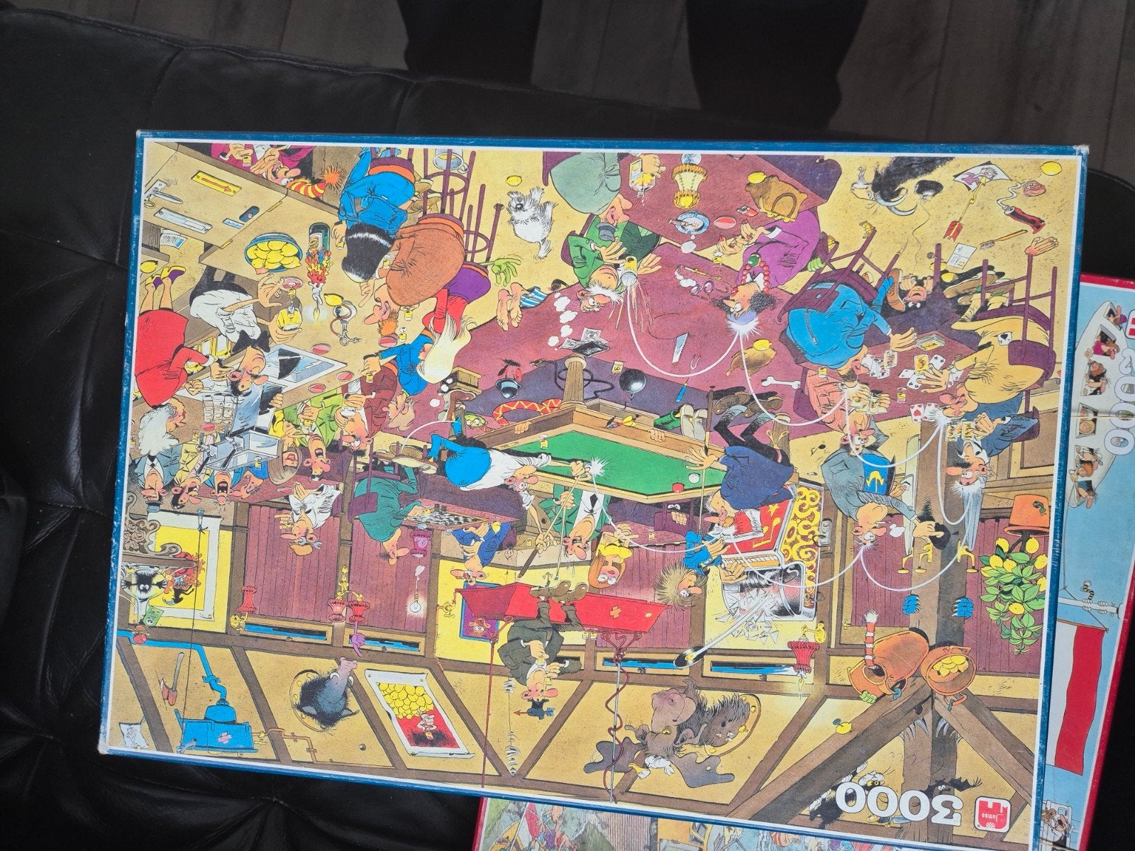 2 Jumbo legpuzzels: 2000 en 3000 stukjes, Ophalen of Verzenden, Meer dan 1500 stukjes, Gebruikt, Legpuzzel