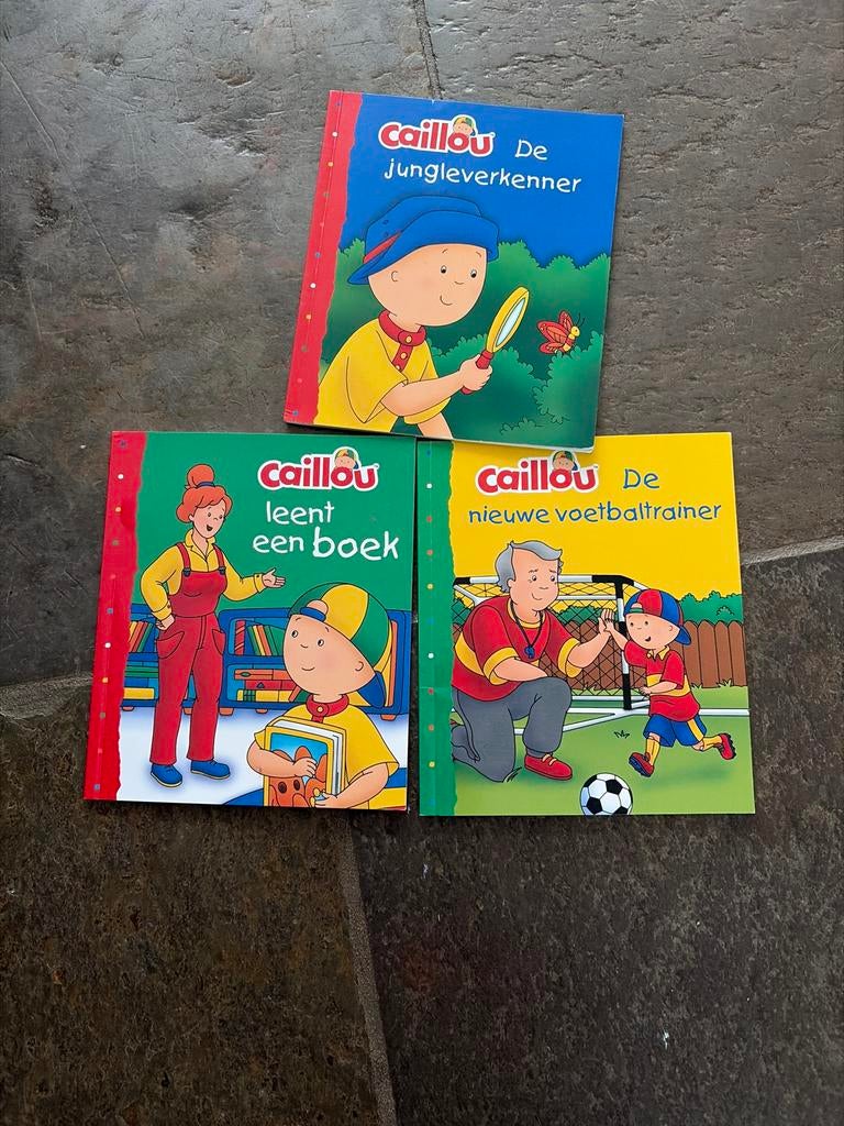3 Caillou boekjes, Ophalen, Gelezen, Fictie algemeen