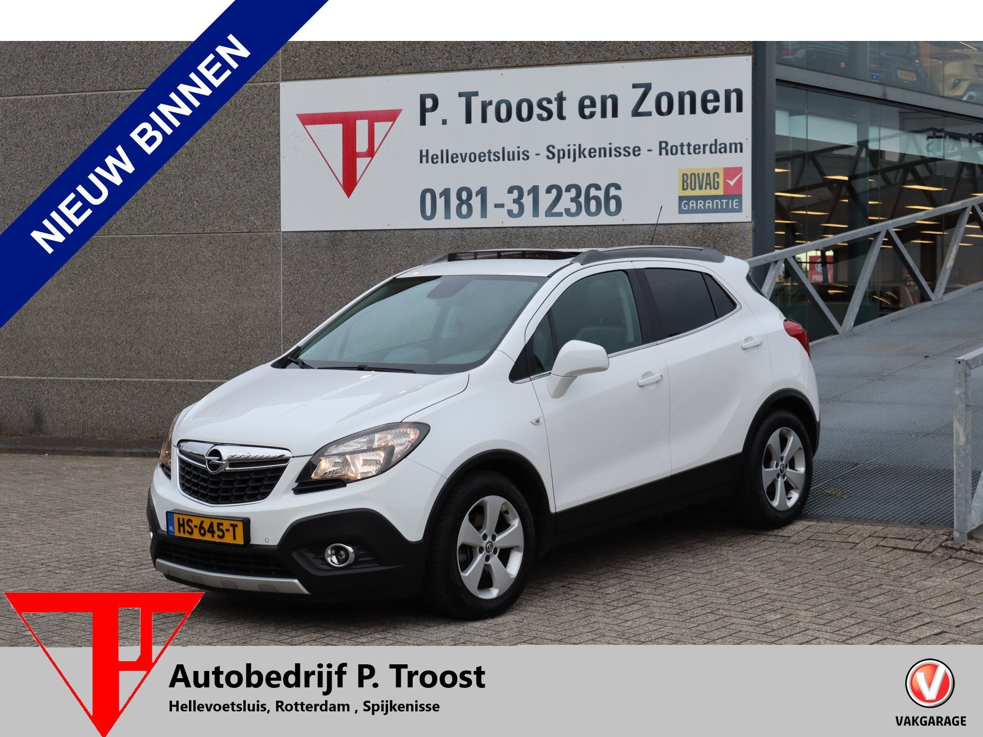 Opel Mokka 1.4 T Cosmo Nederlandse auto/Panoramadak/Stoelver, Auto's, Voorwielaandrijving, Dealer onderhouden, Gebruikt, 4 cilinders