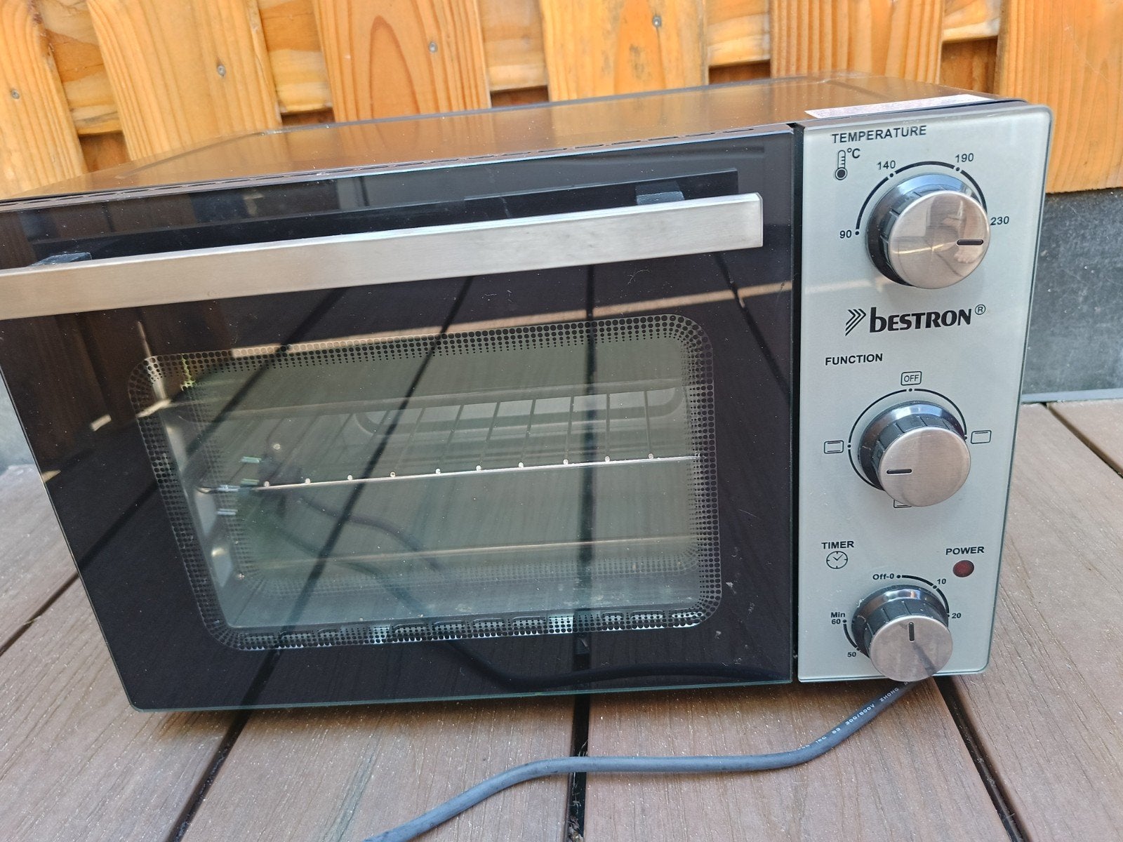 Bestron Mini-oven met grill, 20 liter, zo goed als nieuw, Minder dan 45 cm, Overige merken, Ophalen of Verzenden, Zo goed als nieuw