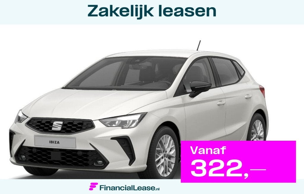 SEAT Ibiza 1.0 EcoTSI Style Plus PRIJS INCL. € 2.000,- inr, Voorwielaandrijving, 12 maanden, Stof, Euro 6