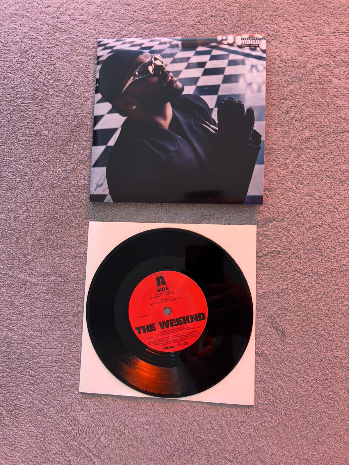 The Weeknd - Popular 7" vinyl, Ophalen of Verzenden, Zo goed als nieuw, 12 inch