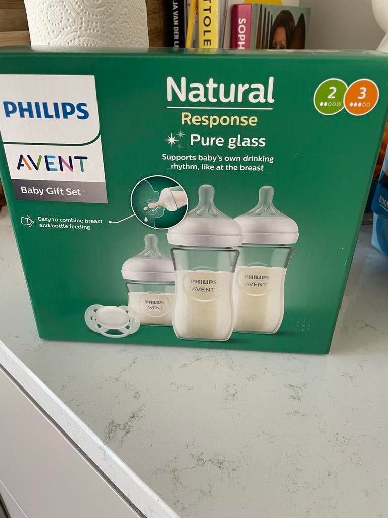Philips Avent Natural Response 3 glazen flessen starterkit, Ophalen, Nieuw, Overige typen