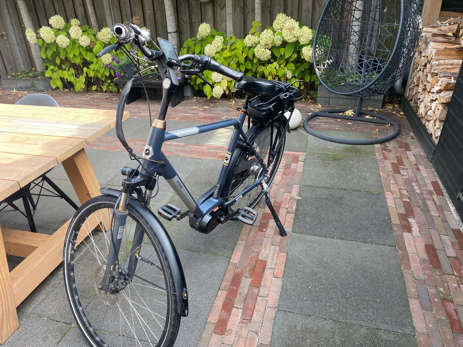 Amslod  E-bike met Bafang motor, Gebruikt, 55 tot 59 cm, 30 tot 50 km per accu, Ophalen