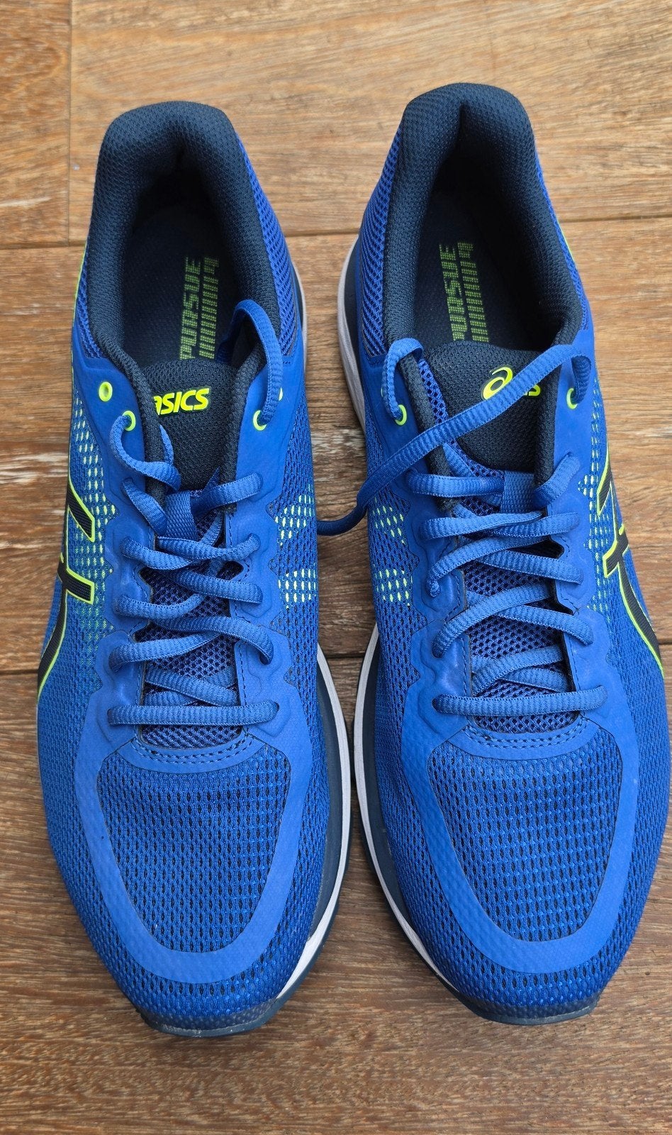 Asics Gel Pursue 4 hardloopschoenen - Maat 45, Blauw, Sportschoenen, Ophalen of Verzenden, Zo goed als nieuw