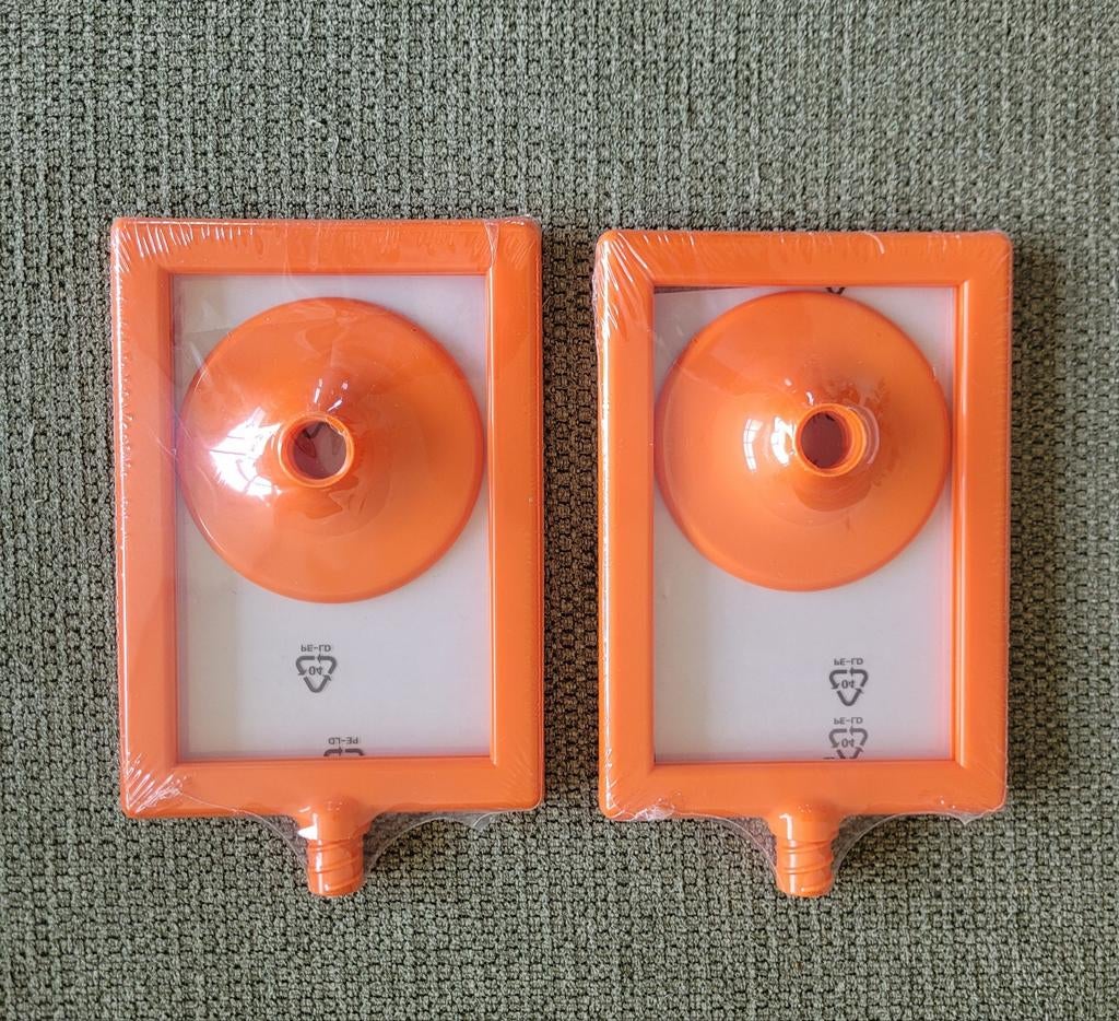2x Vintage Ikea Tolsby fotolijstje oranje NIEUW in seal, Ophalen of Verzenden