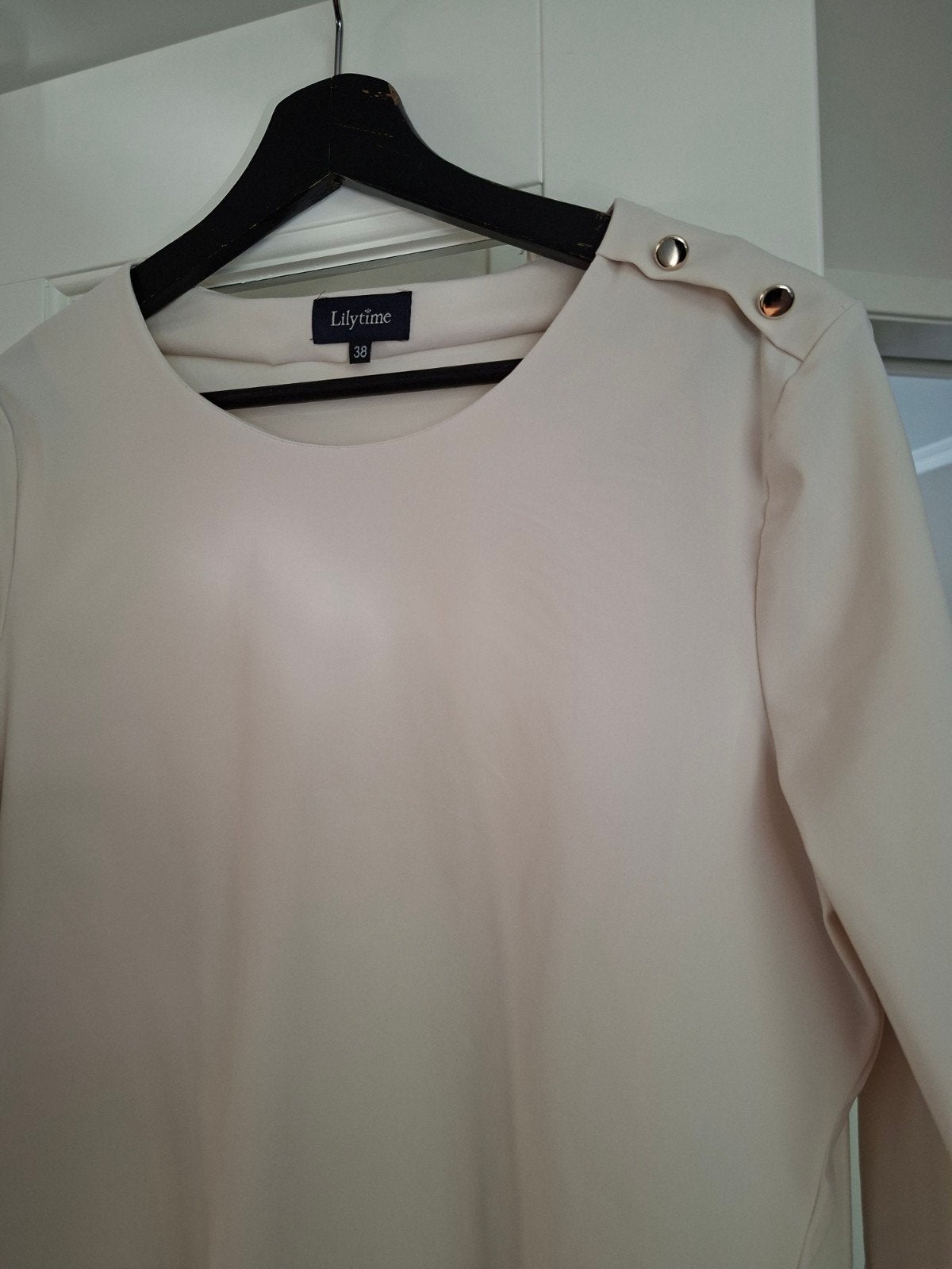 shirt creme lilytime maat 38, Maat 38/40 (M), Beige, Ophalen of Verzenden, Zo goed als nieuw